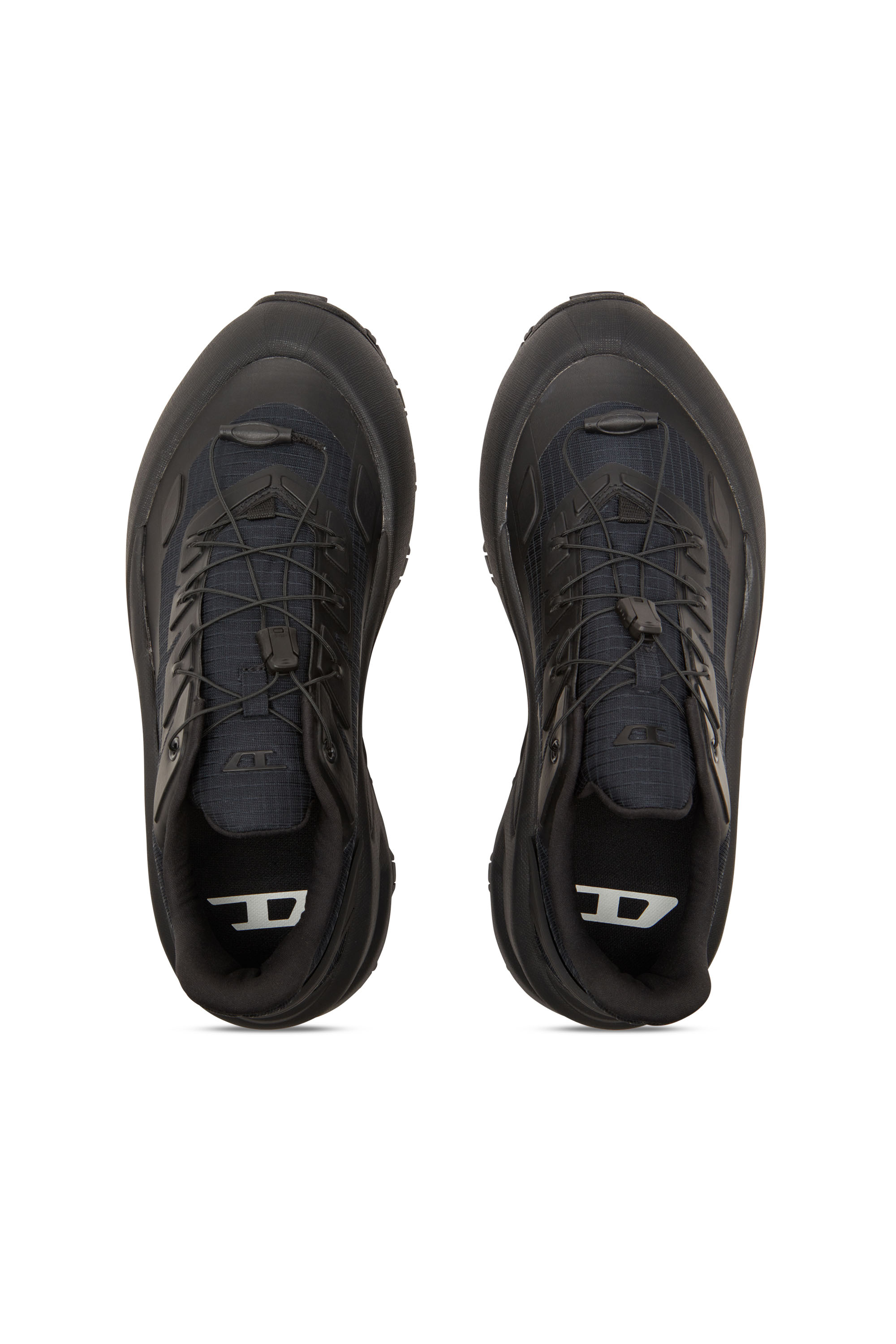 D-CAGE RUNNER, Black Diesel - D-CAGE RUNNER, Man's D-Cage Runner-Sneakers in TPU-trimmed ripstop in Black - 4