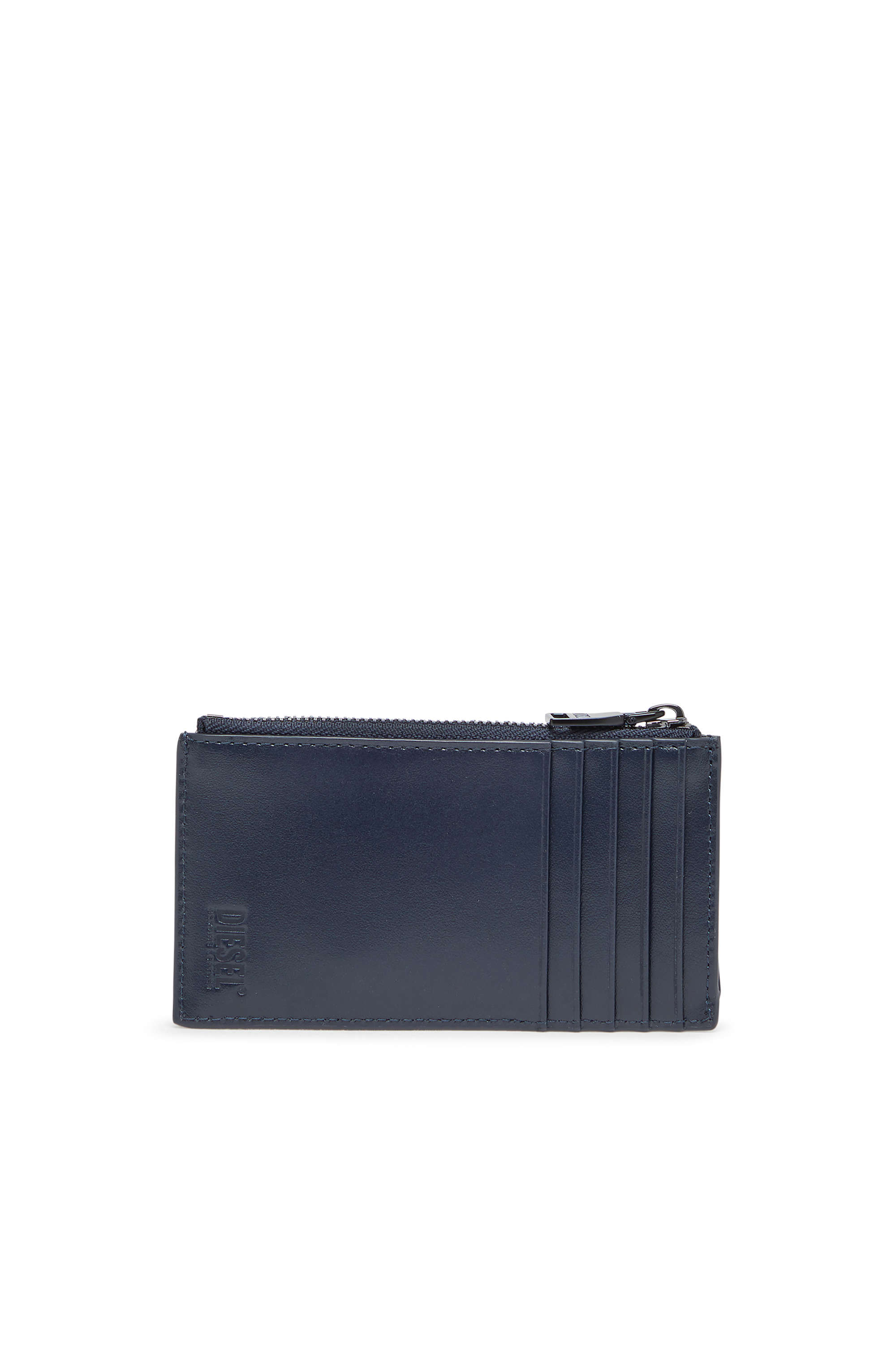 Diesel - HOLI-D CARD HOLDER III, Man's Leather card holder in Blue - 2