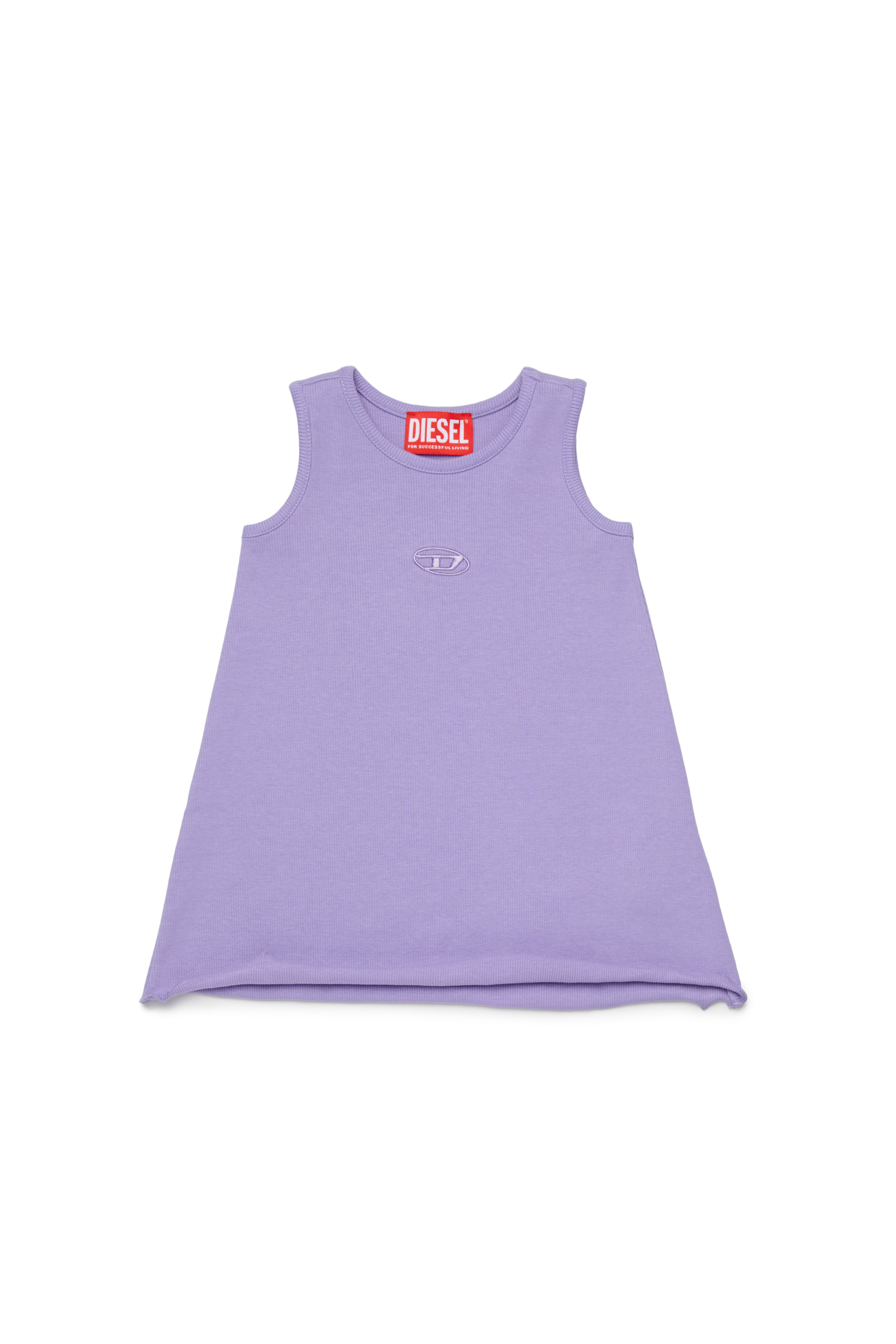 Diesel - DASPYB, Woman's Tank dress with embroidered logo in Violet - 1