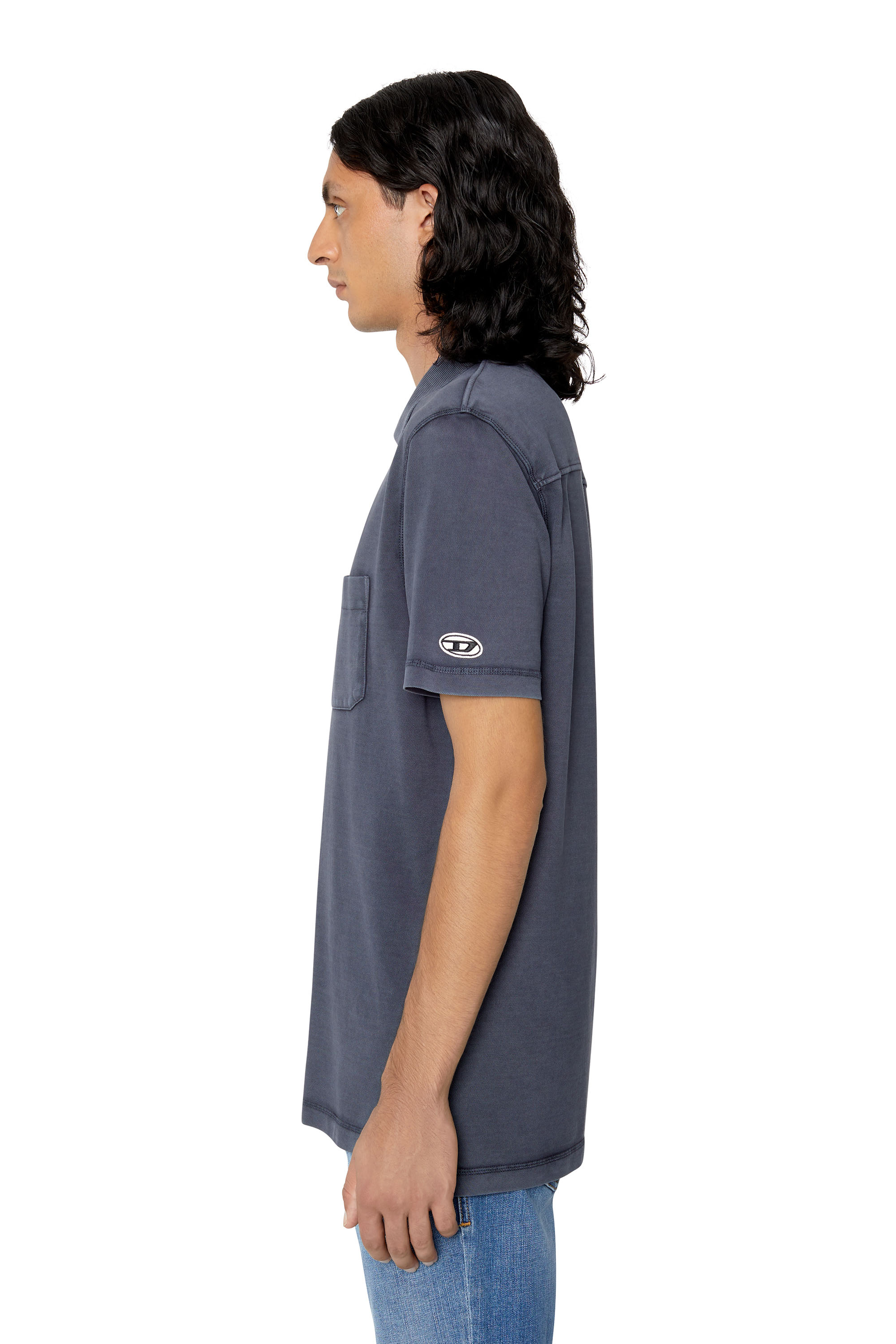 Diesel - T-POLO-WORKY-DOV-PE, Dark Blue - Image 5