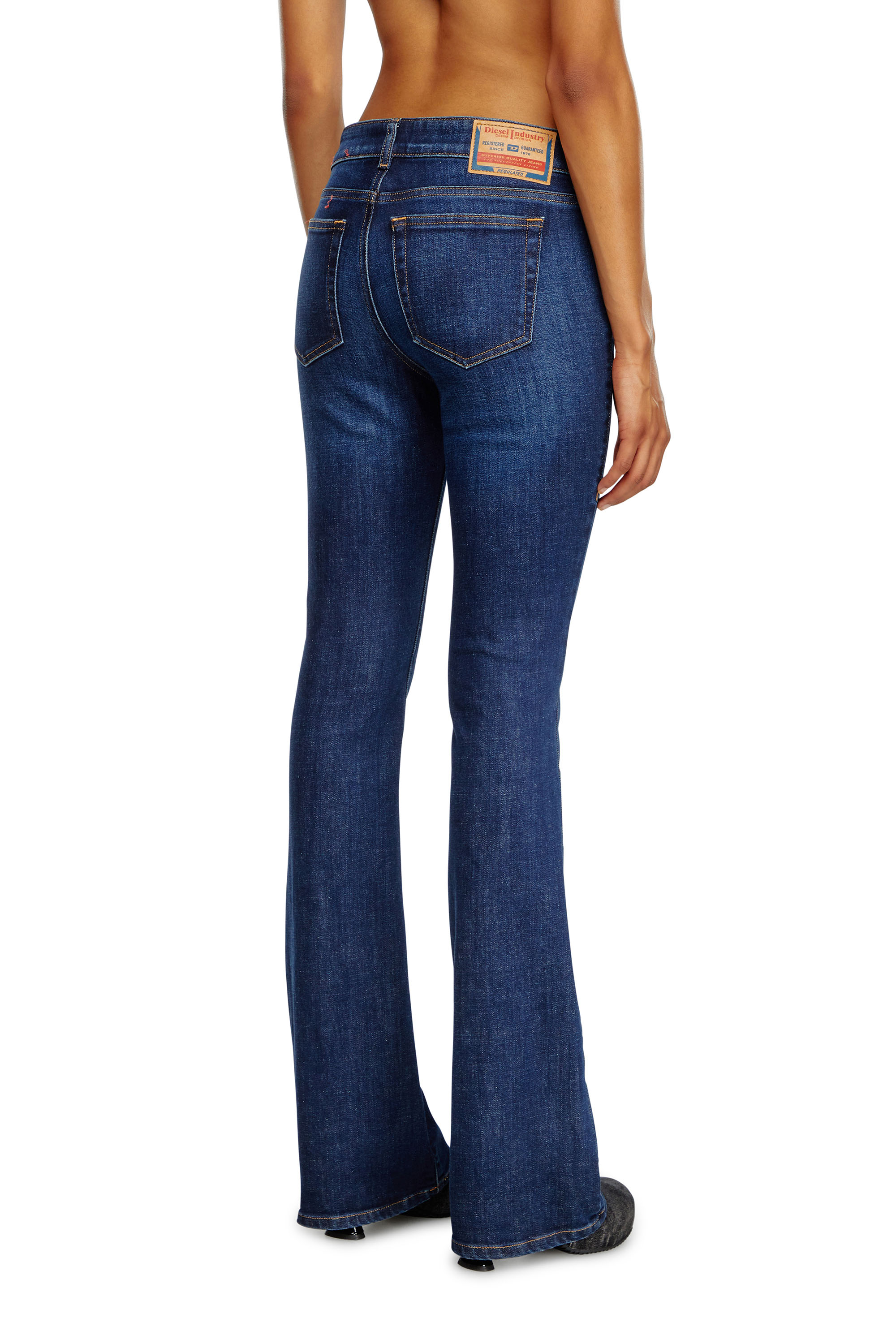 Diesel - Bootcut and Flare Jeans 1969 D-Ebbey 09B90, Dark Blue - Image 4